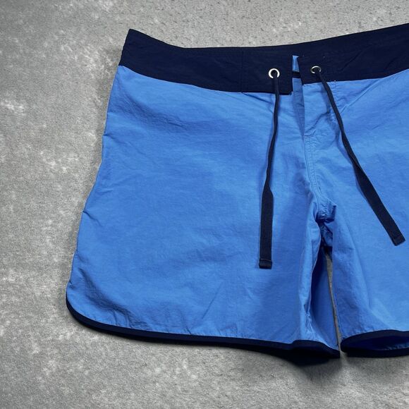 Tommy Bahama Swim Trunks Mens Large Blue Pockets Drawstring 5.5 Inseam No Liner - Picture 3 of 10